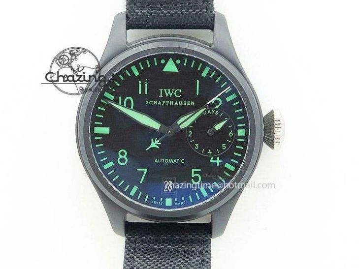 MIROTIME 0524 Pilot Chrono SS AZF 1:1 Best Edition Blue Dial on Brown Leather Strap A TimelessDesign 7060